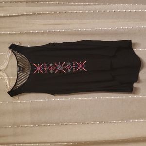 Torrid Embroidered Hi-Low Tank